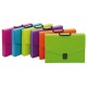 VALIGETTA PORTADOCUMENTI HIGH QUALITY FLUO 27X35X5 1 CH. 4 COLORI