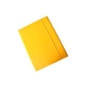 CARTELLINA OFFICE LINE PROTOCOLLO 3 LEMBI C-ELASTICO GIALLO LUCIDA