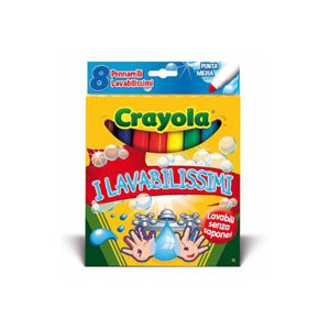 PENNARELLI FIBRA CRAYOLA LAVABILE 8.