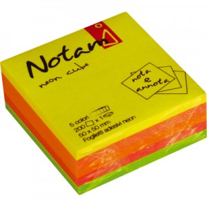 MINI CUBO ADESIVO NOTAMI MM.50X50 5 COLORI NEON.jpg