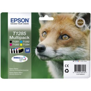 PacK epson volpe con chip 1281-1282-1283-1284 COMPATIBILE