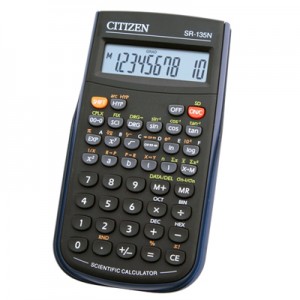 CALCOLATRICE SCIENTIFICA CITIZEN SR-135 128 FUNZIONI 8 CIFRE 