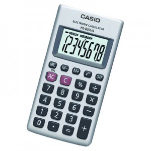 CALCOLATRICE TASCABILE CASIO HL820VA 