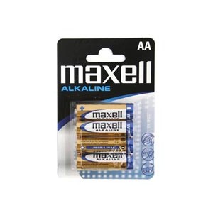 BATTERIE MAXELL ALKALINE STILO AA 4 PZ 723758.04.EU 