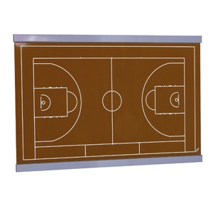 LAVAGNA MAGNETICA SCRIVIBILE 90x60cm CAMPO da BASKET Green Line 