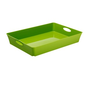 VASSOIO MULTIUSO 26,4x21,2xH6cm VERDE LIVING 