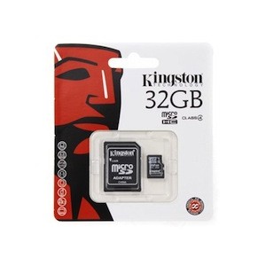 MICRO SD 32 GB KINGSTON CON ADATTATORE   