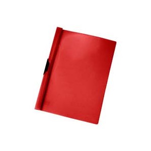 CARTELLINA OFFICE LINE METAL-KLIP D.SO 5 ROSSO